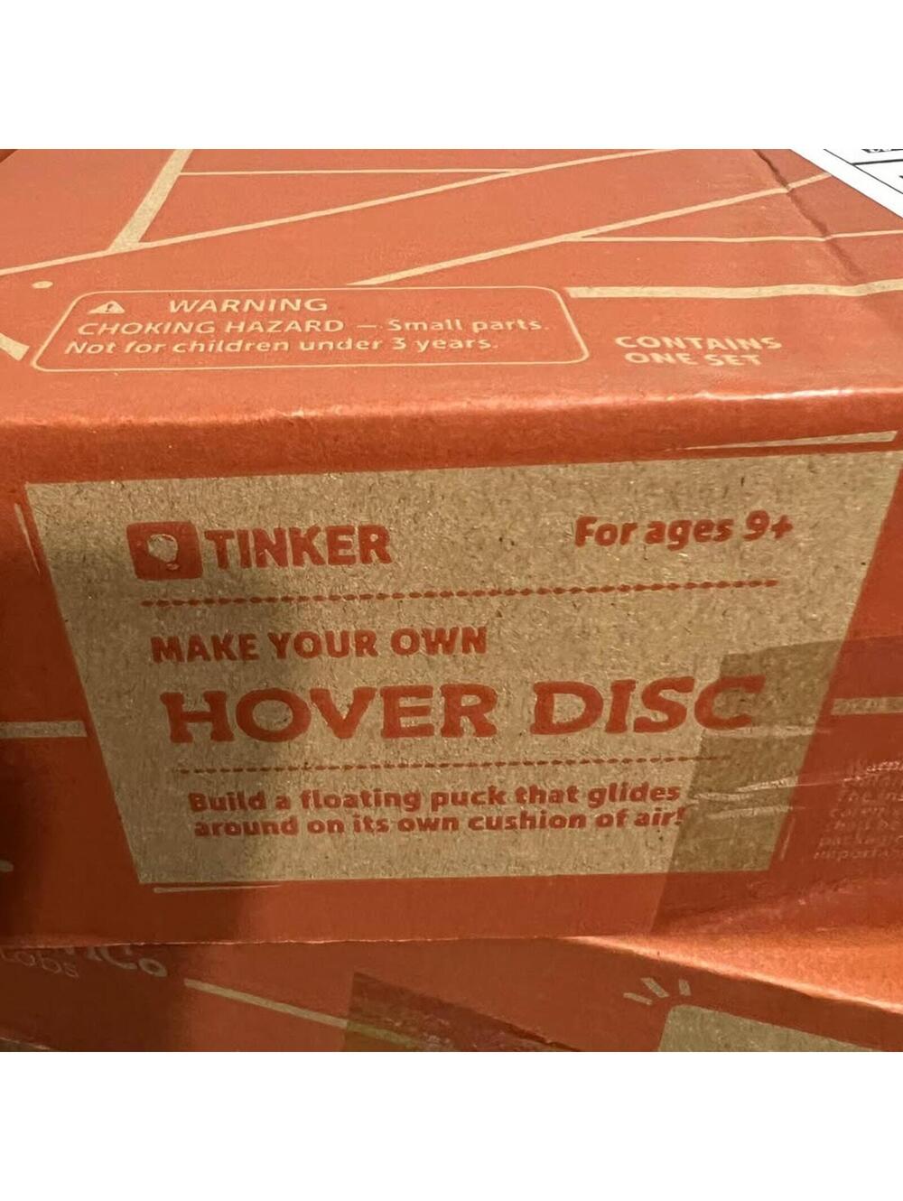 KiwiCo Tinker Crate Make Your Own Hover Disc Kit STEM Kit